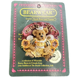 Boyds Bears & Friends Bearware Collection "Victoria Queen Bee" Pin - #01999-72